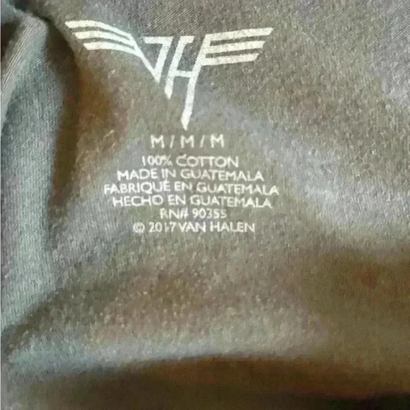 Van Halen gray t-shirt women’s size‎ medium - Picture 3 of 3